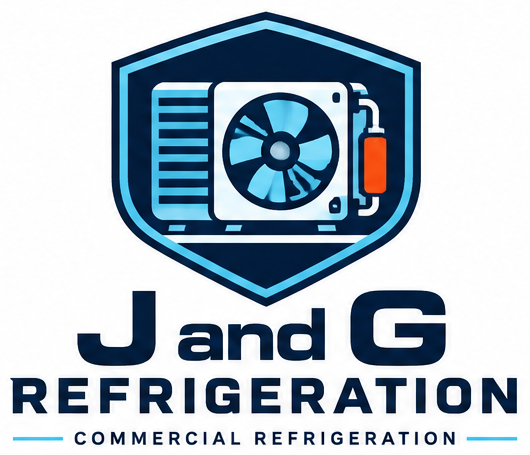 J and G Refrigeration shield logo